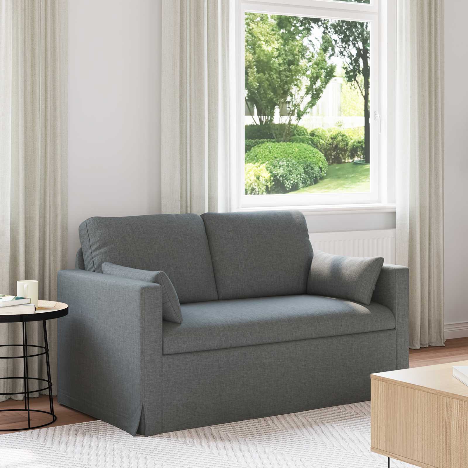 Canapé 120cm Gris foncé Métал - XIOS