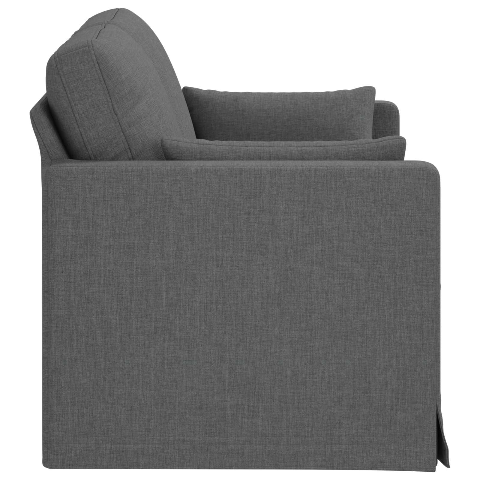Canapé 120cm Gris foncé Métал - XIOS