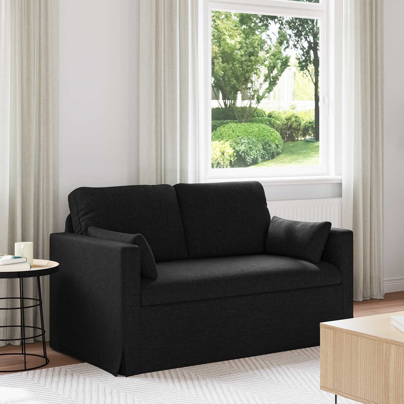 Canapé 120cm Noir Métал - XIOS