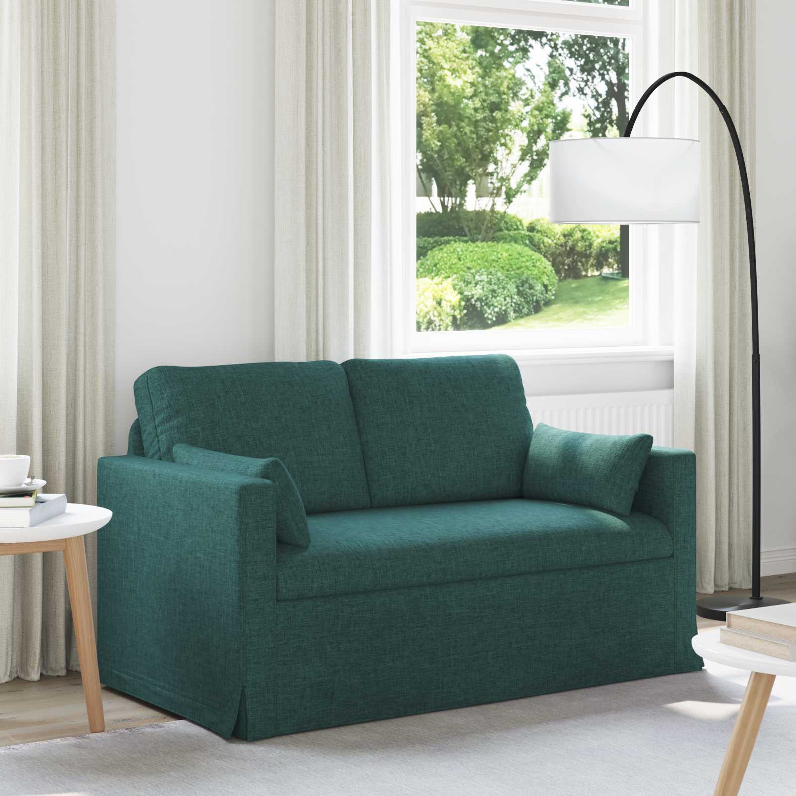 Canapé 120cm Vert foncé Métал - XIOS