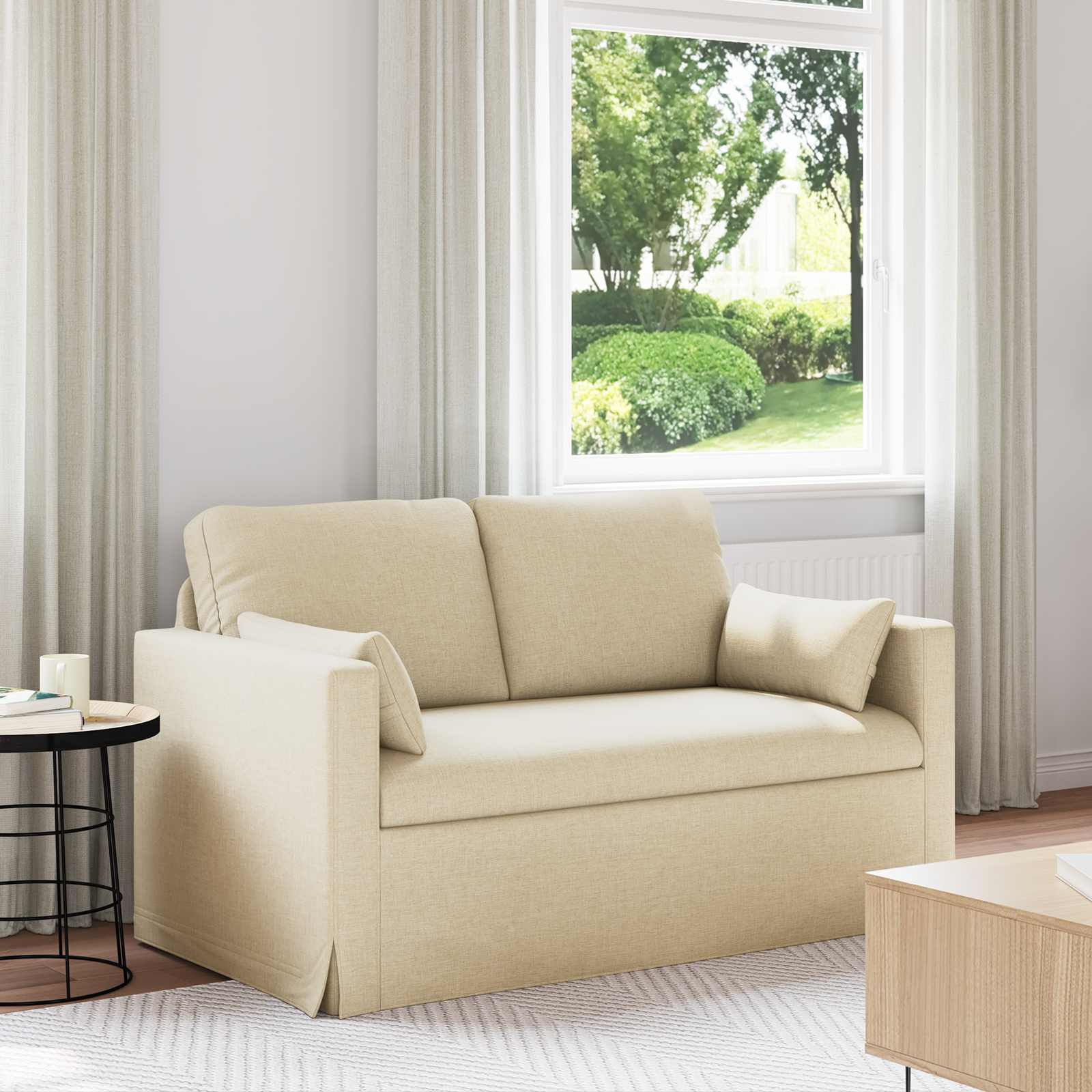 Canapé 120cm Crème Métал - XIOS
