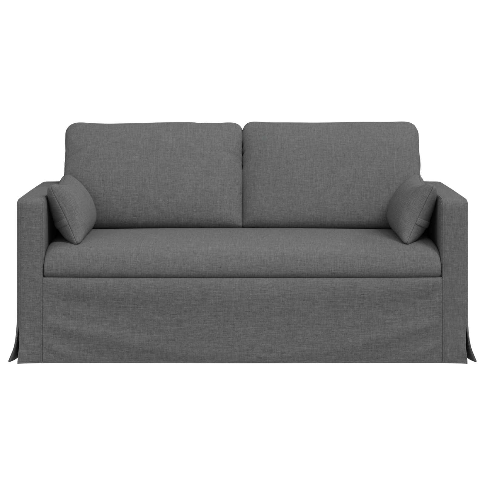 Canapé 140cm Gris foncé Métал - XIOS
