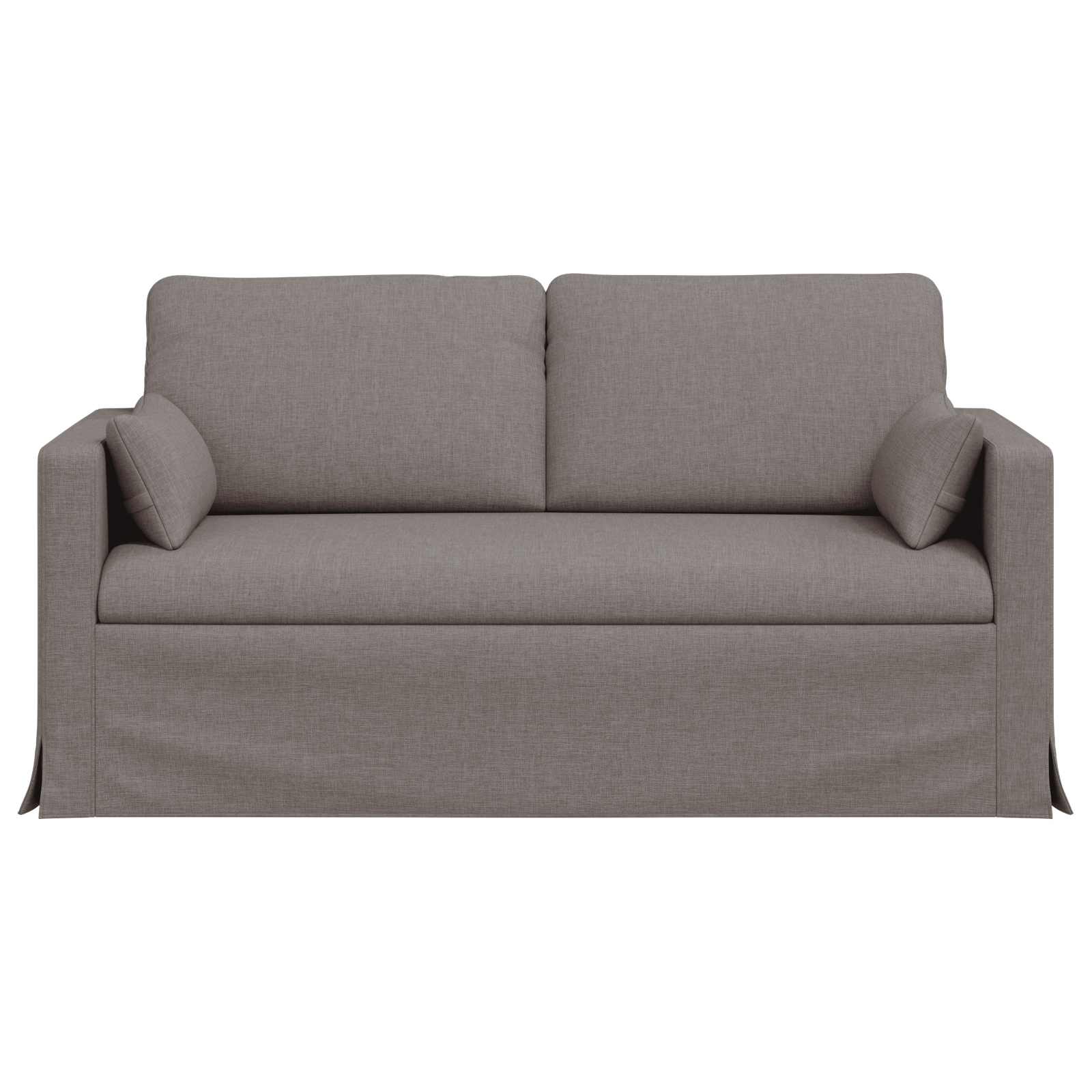 Canapé Taupe 158 x 78 x 80 cm tissu