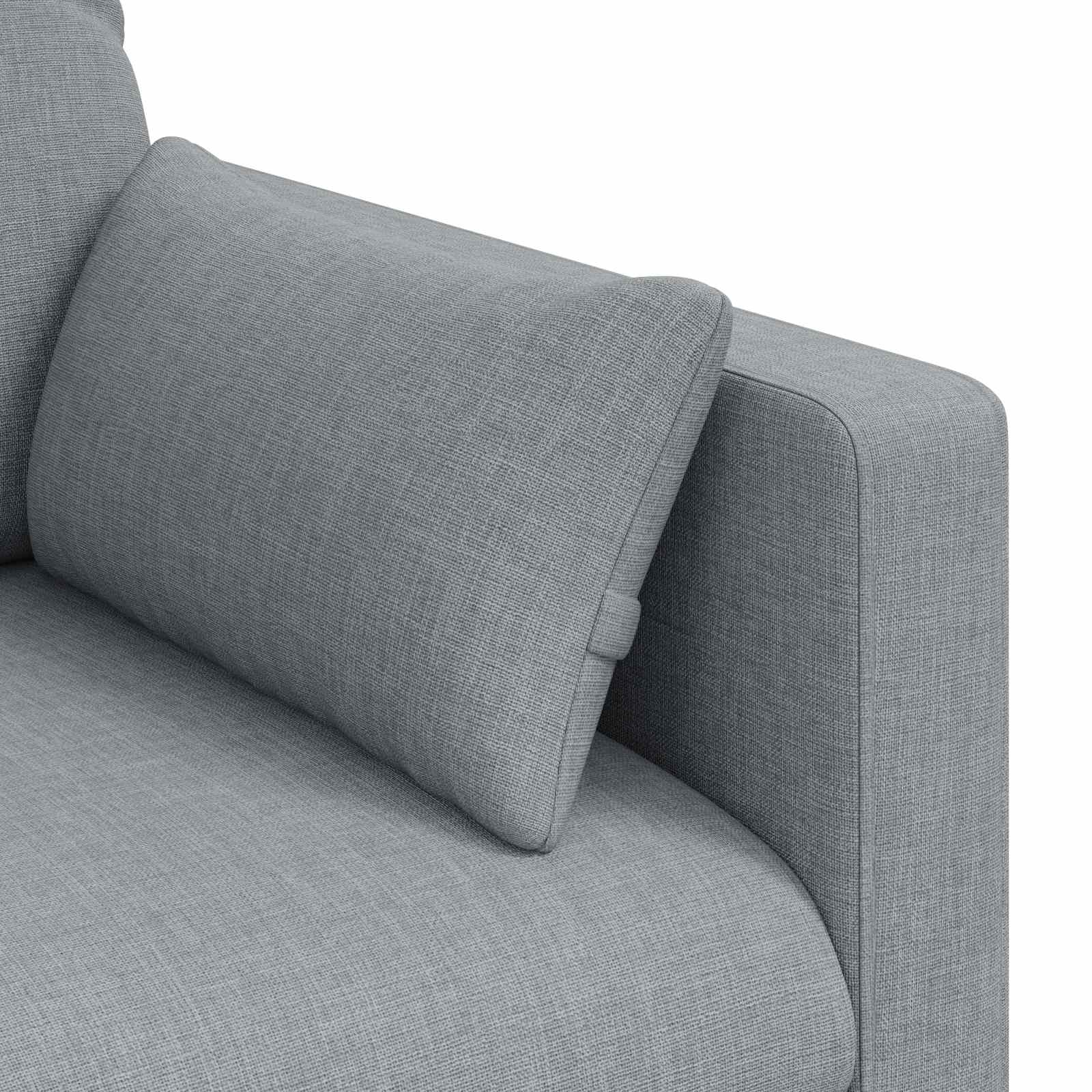 Canapé 180cm Gris clair Métал - XIOS