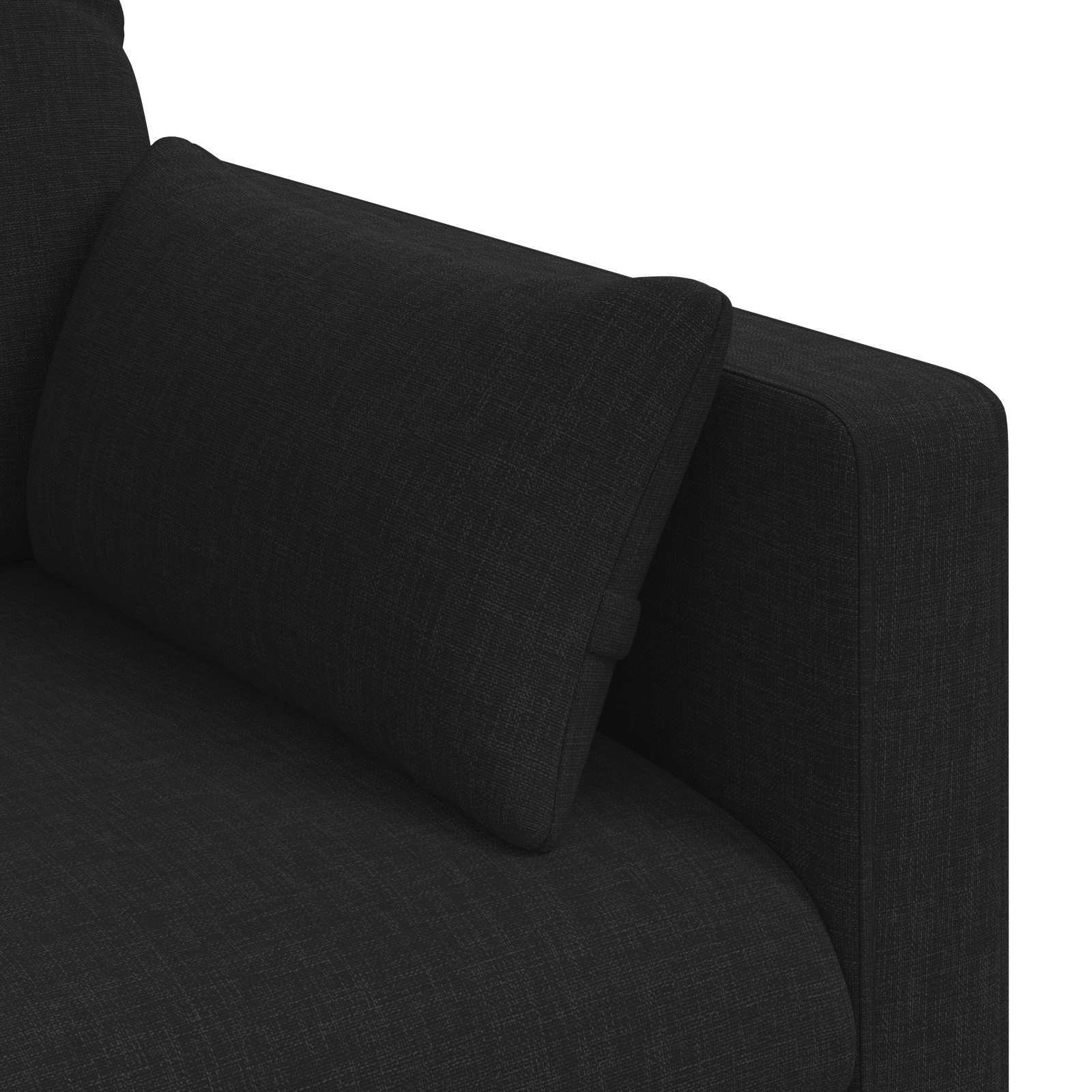 Canapé 180cm Noir Métал - XIOS