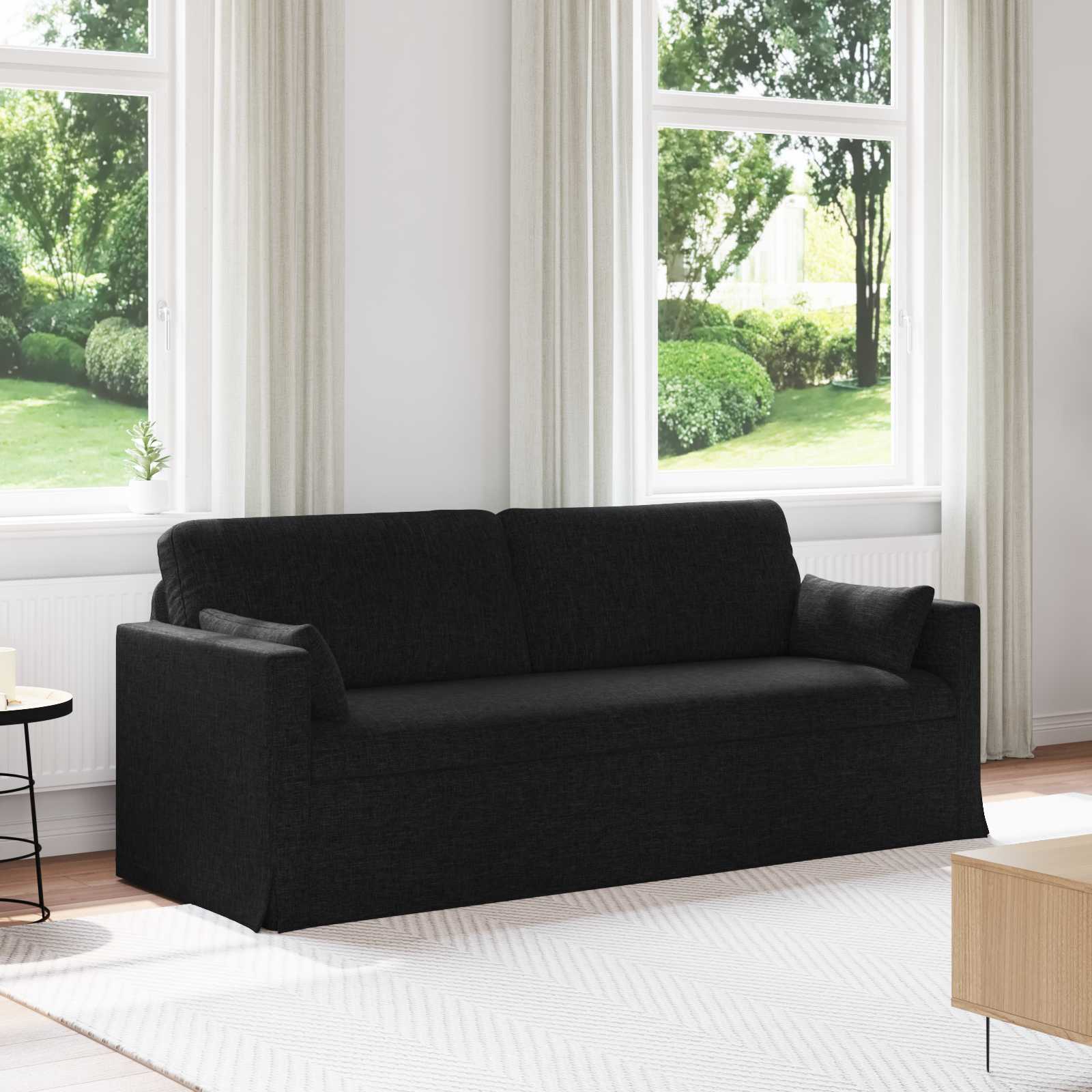 Canapé 180cm Noir Métал - XIOS