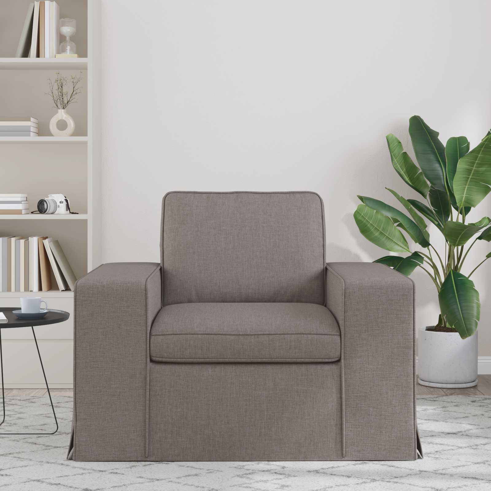 Canapé 60cm Taupe Métал - XIOS
