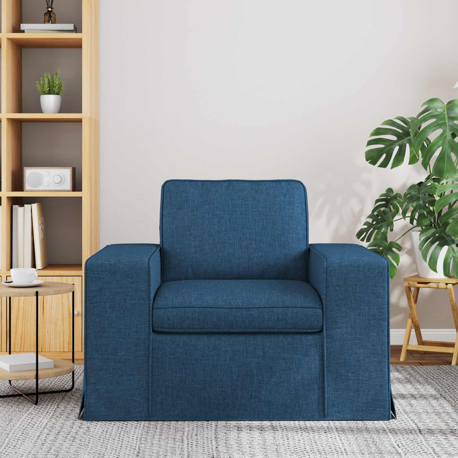 Canapé 60cm Bleu Métал - XIOS