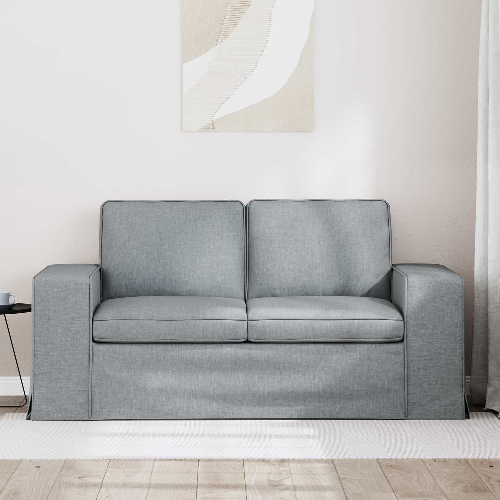 Canapé 120cm Gris clair Métал - XIOS