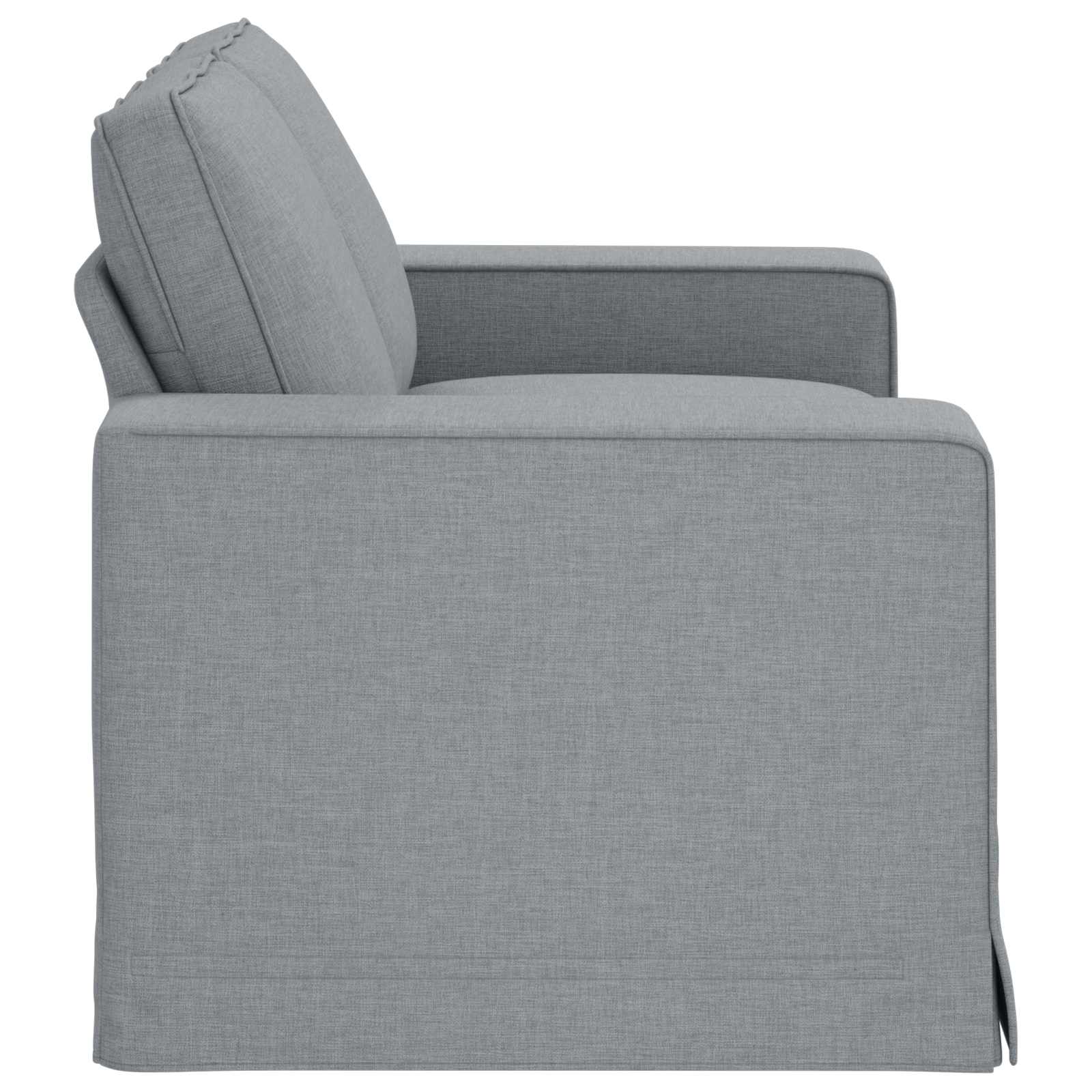 Canapé 120cm Gris clair Métал - XIOS