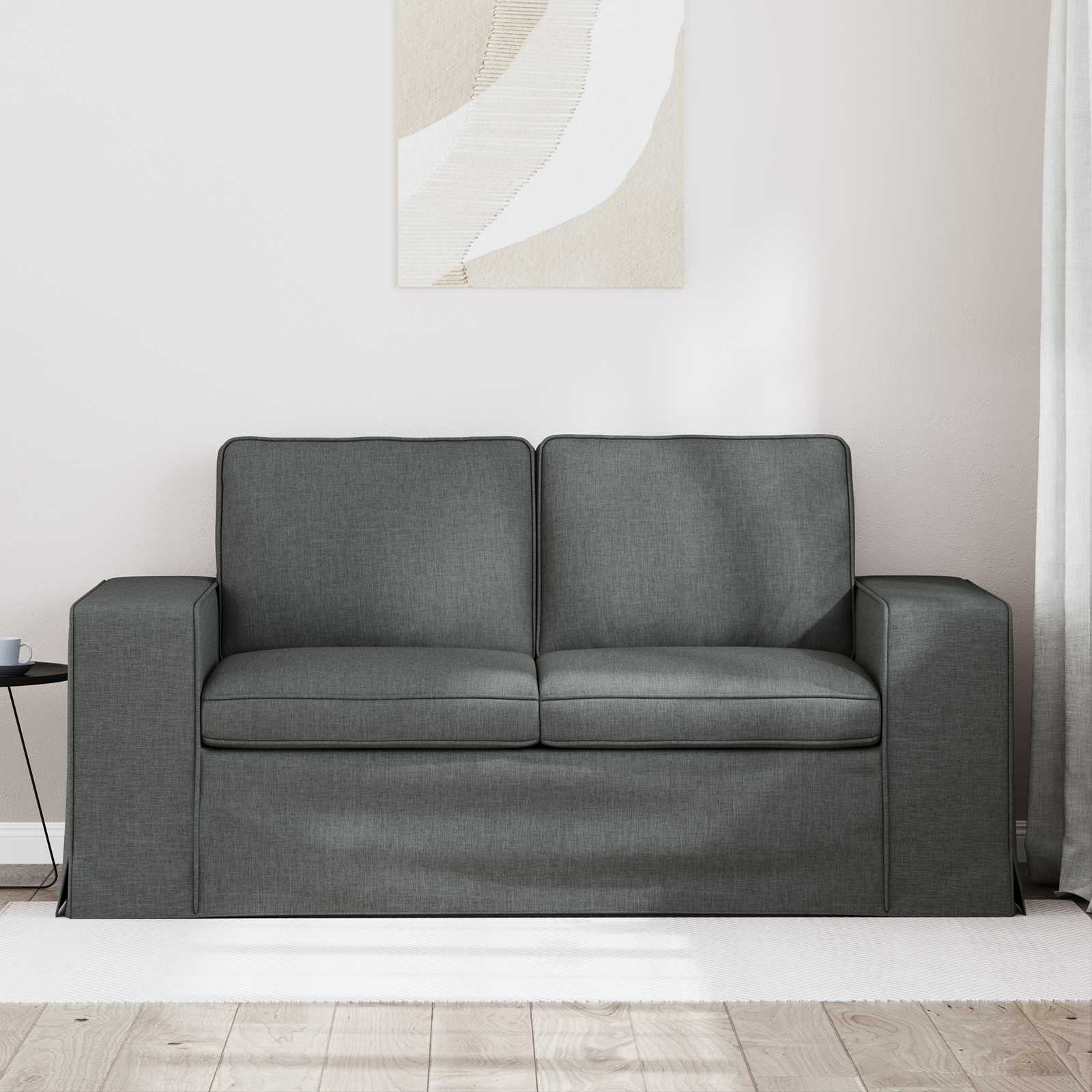 Canapé 120cm Gris foncé Métал - XIOS