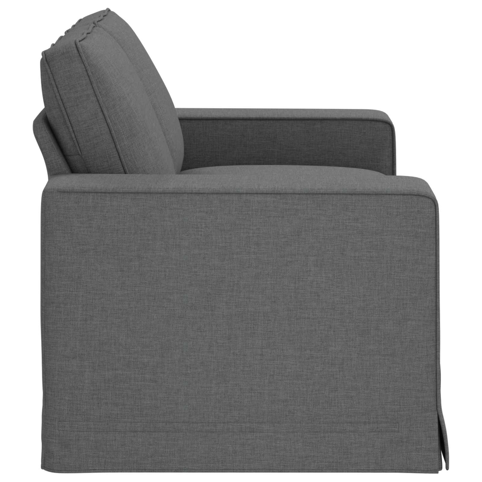 Canapé 120cm Gris foncé Métал - XIOS