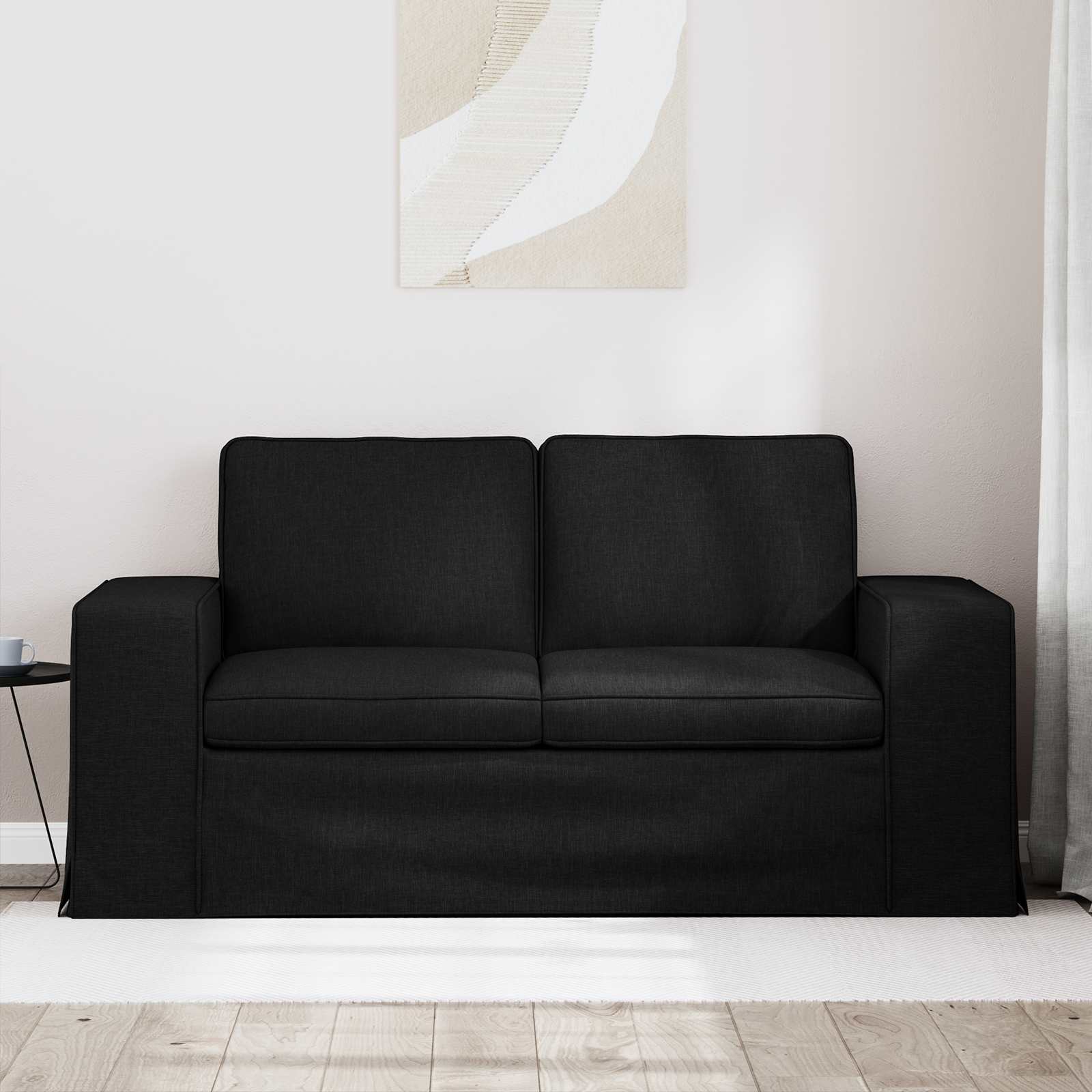 Canapé 120cm Noir Métал - XIOS