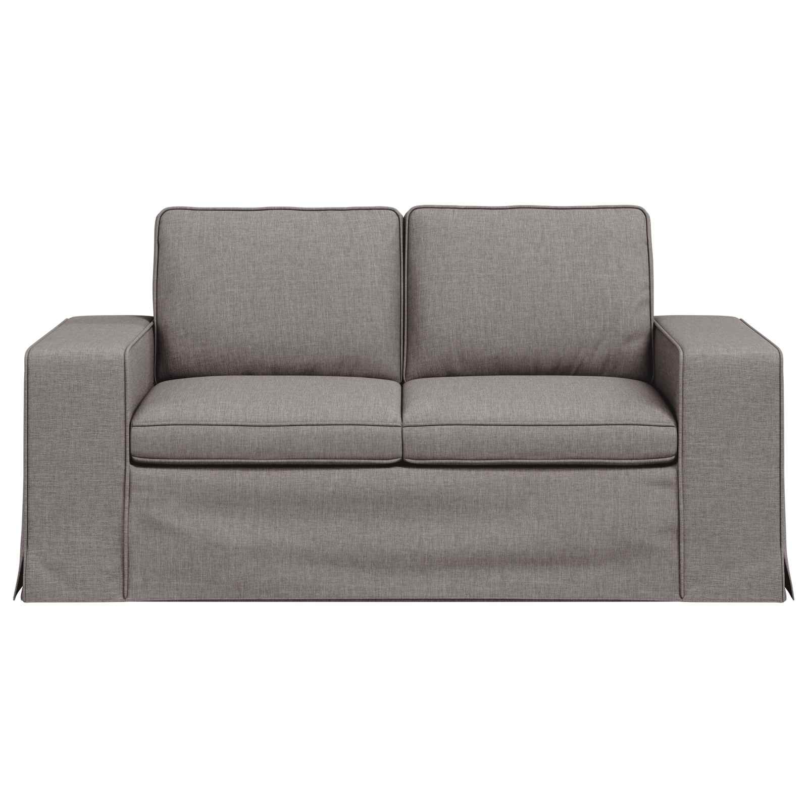 Canapé 120cm Taupe Métал - XIOS