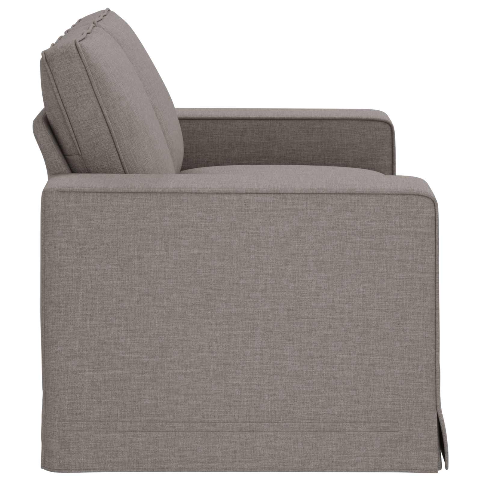 Canapé 120cm Taupe Métал - XIOS