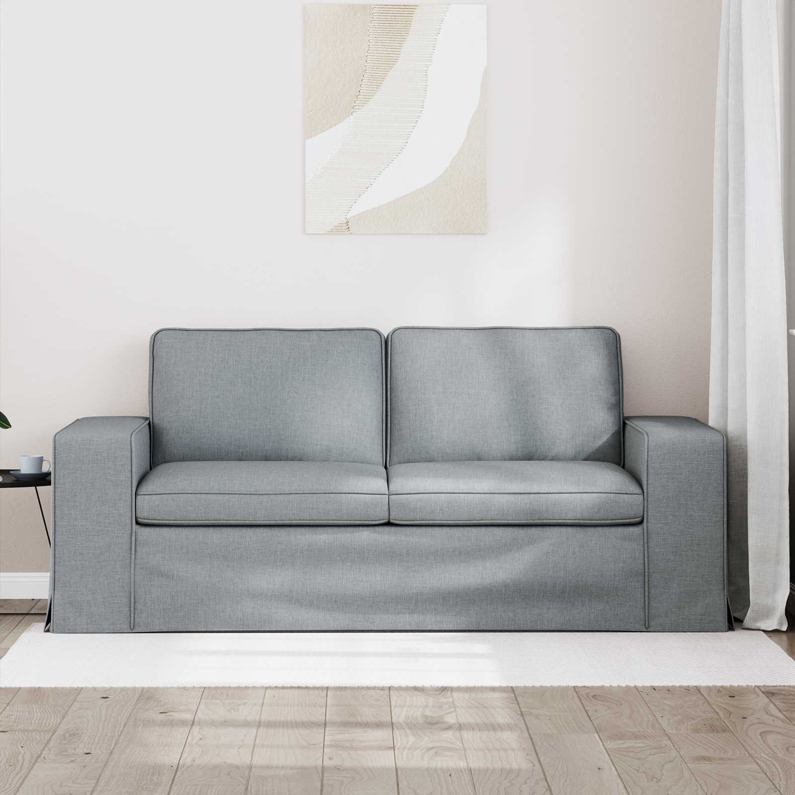 Canapé 140cm Gris clair Métал - XIOS