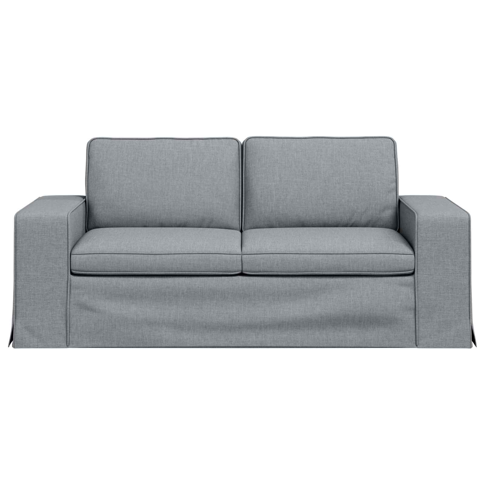 Canapé 140cm Gris clair Métал - XIOS