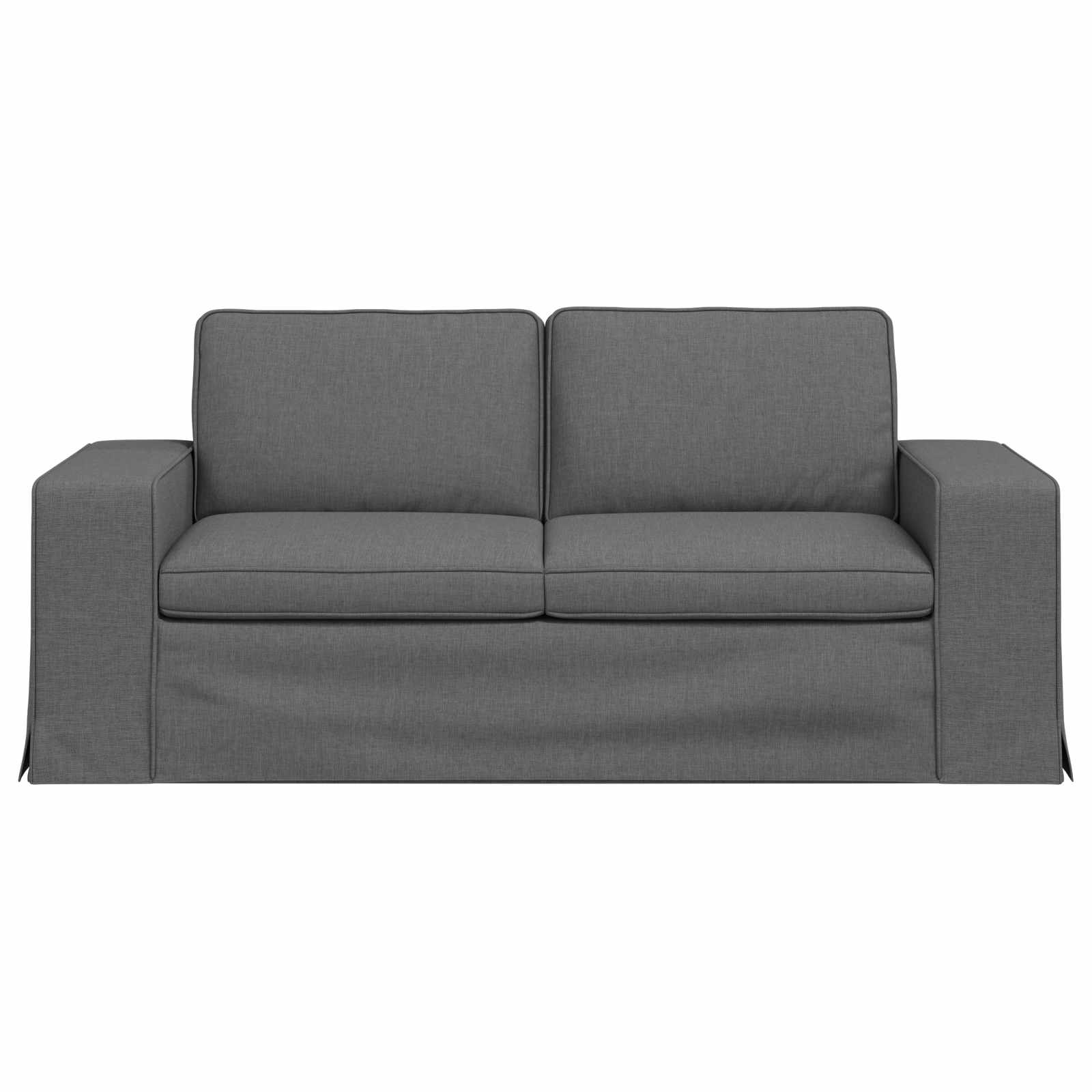 Canapé 140cm Gris foncé Métал - XIOS