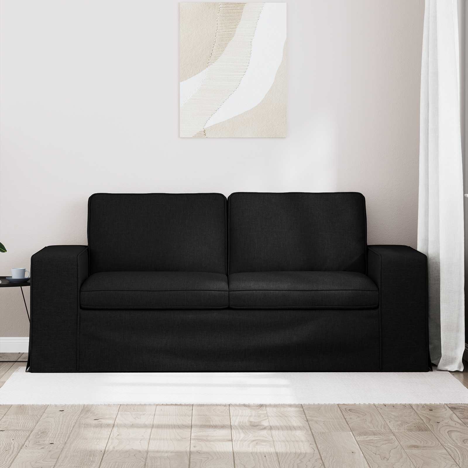 Canapé 140cm Noir Métал - XIOS