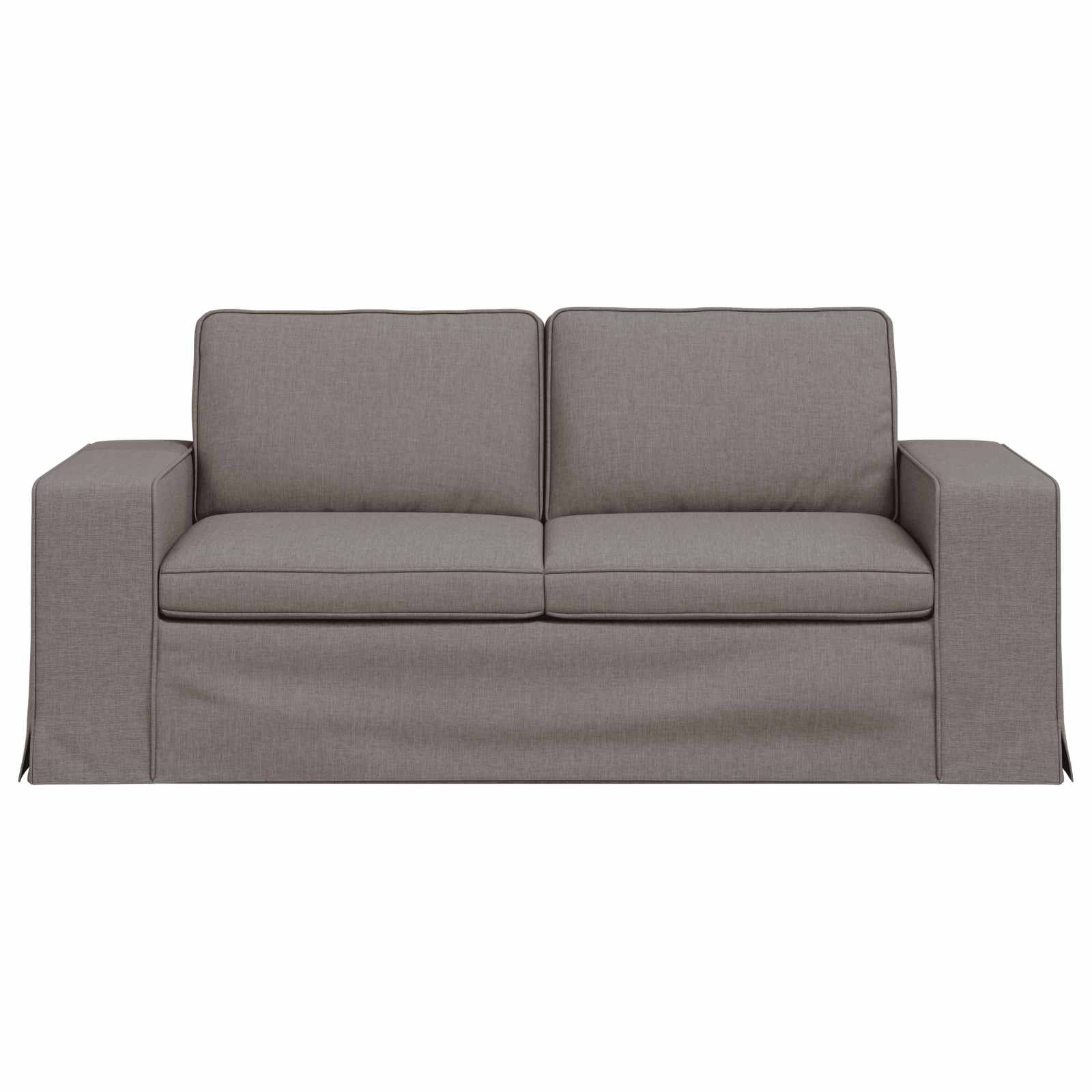 Canapé 140cm Taupe Métал - XIOS