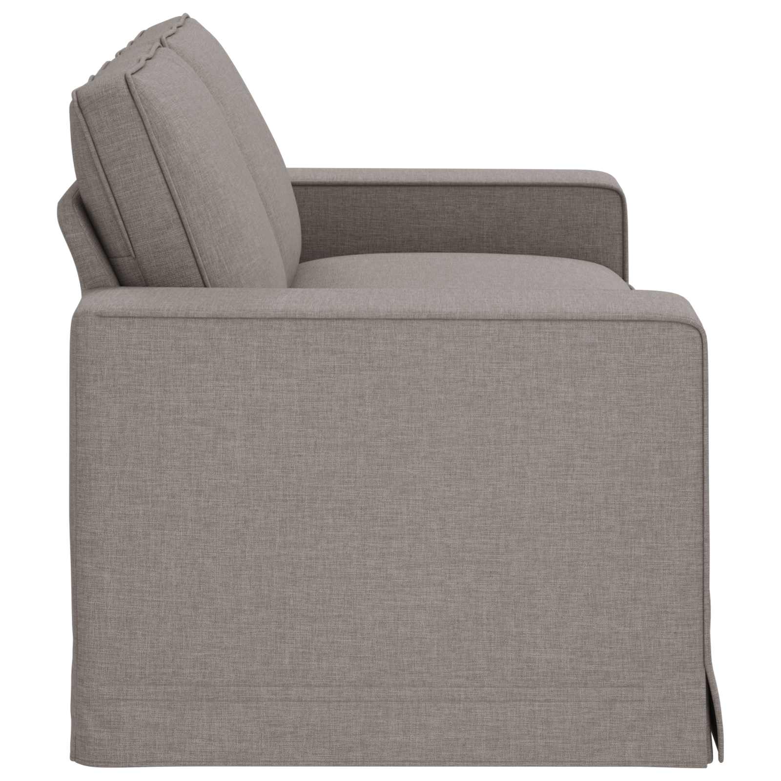 Canapé 140cm Taupe Métал - XIOS