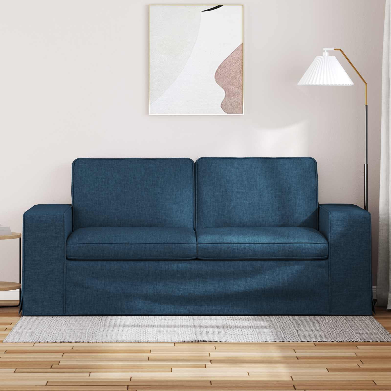Canapé 140cm Bleu Métал - XIOS