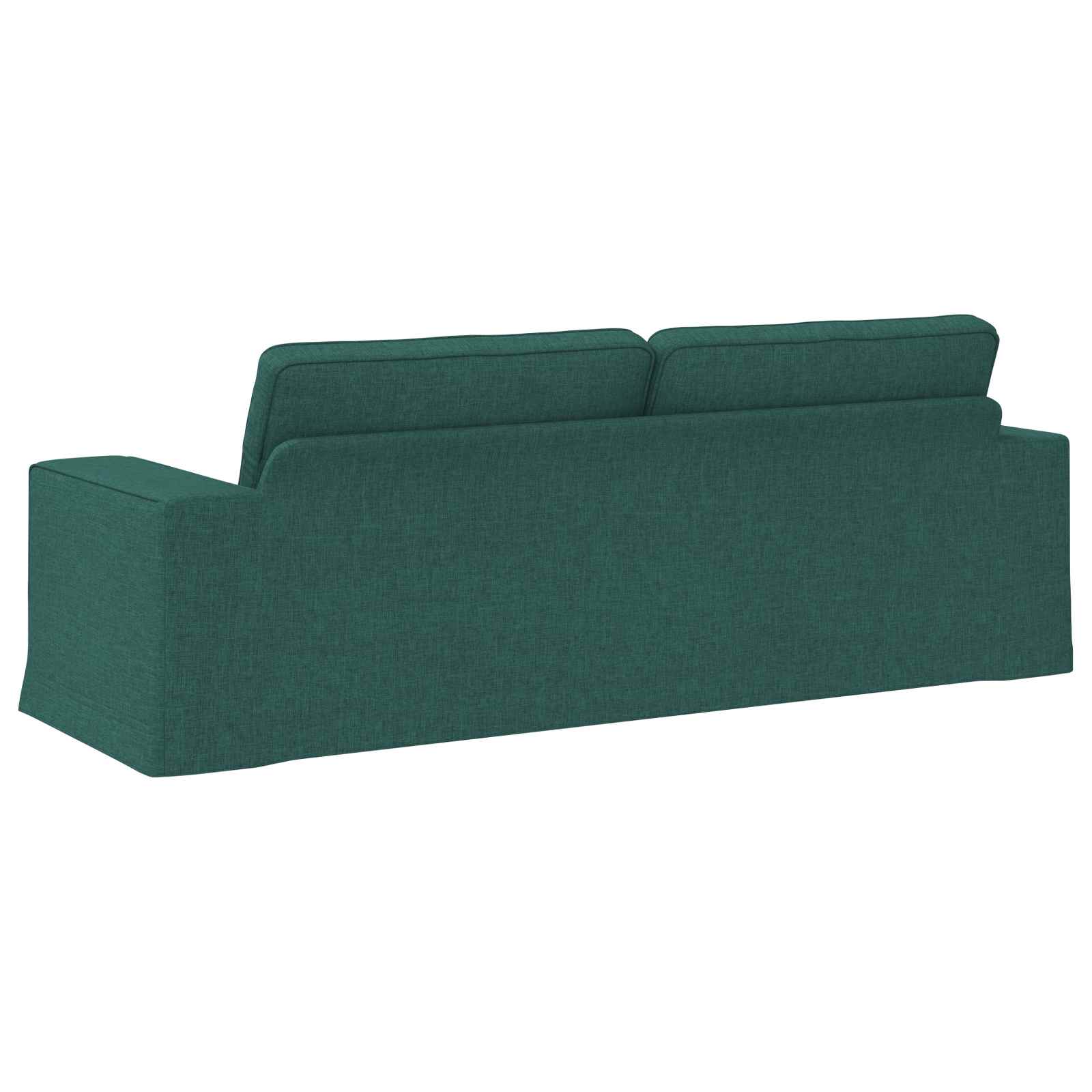 Canapé Vert foncé 222 x 80 x 82 cm tissu