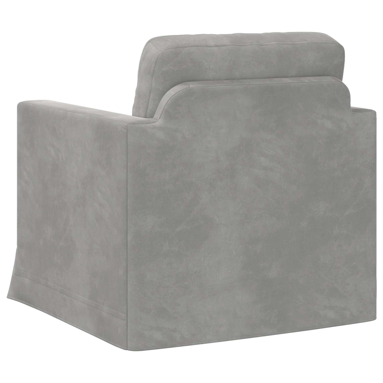 Canapé Gris clair 78 x 78 x 80 cm Velours - XIOS