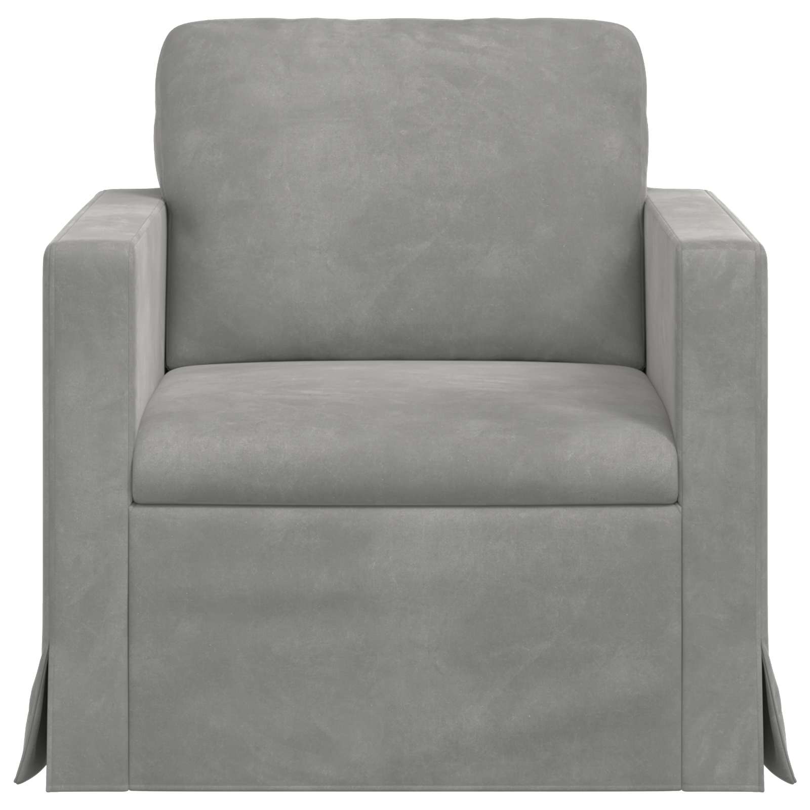 Canapé Gris clair 78 x 78 x 80 cm Velours - XIOS