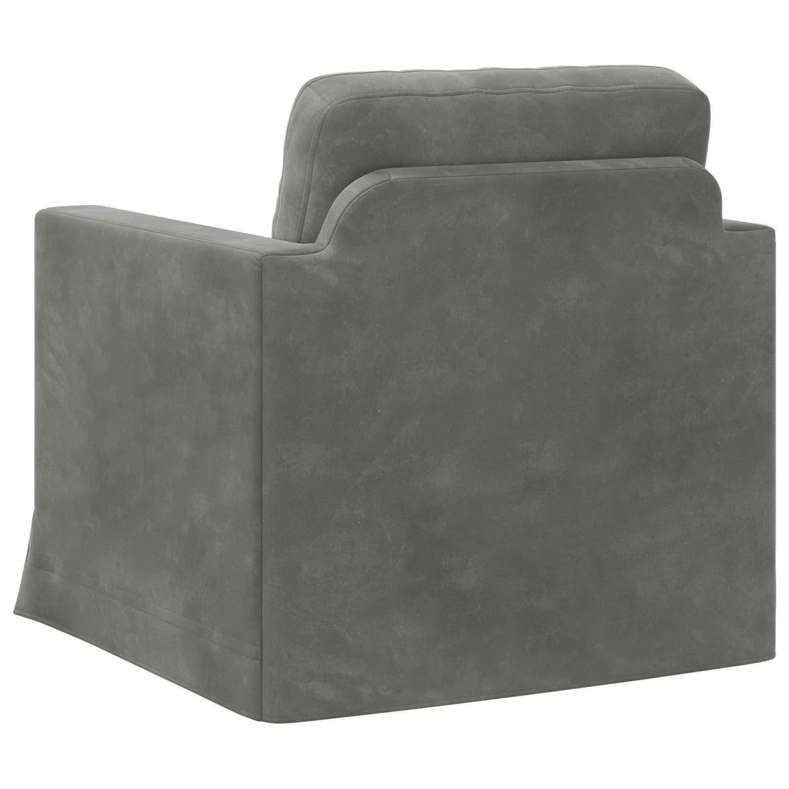 Canapé Gris foncé 78 x 78 x 80 cm Velours - XIOS