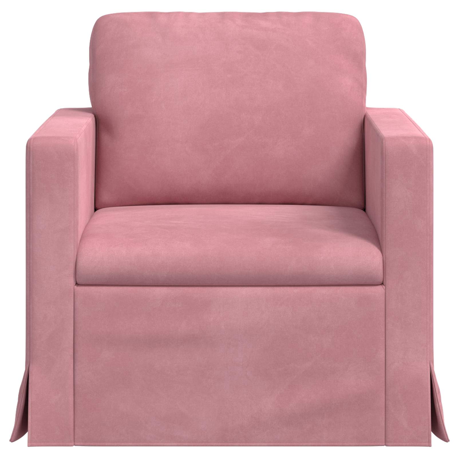 Canapé Rose 78 x 78 x 80 cm Velours - XIOS