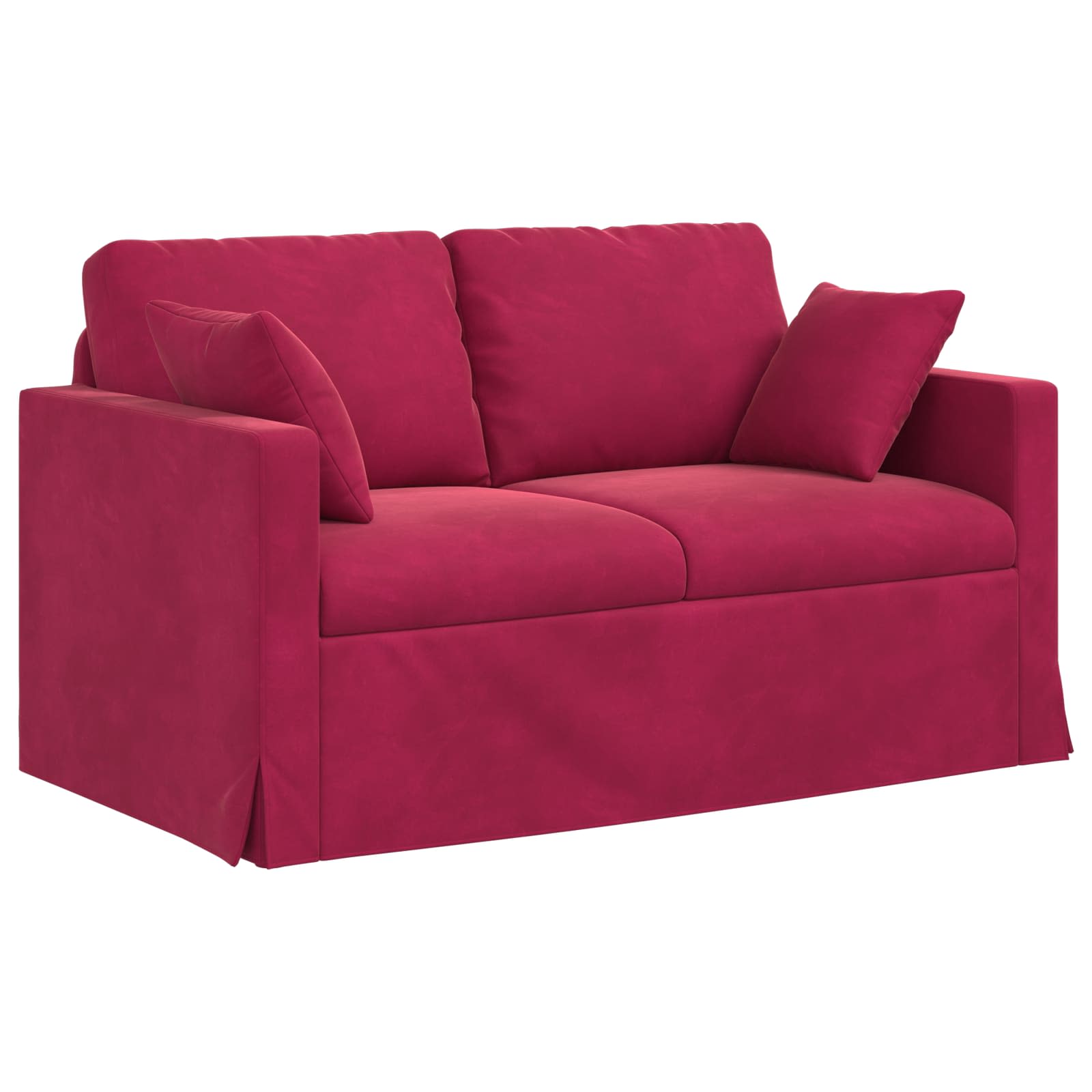 Canapé Bordeaux 138 x 78 x 80 cm Velours - XIOS