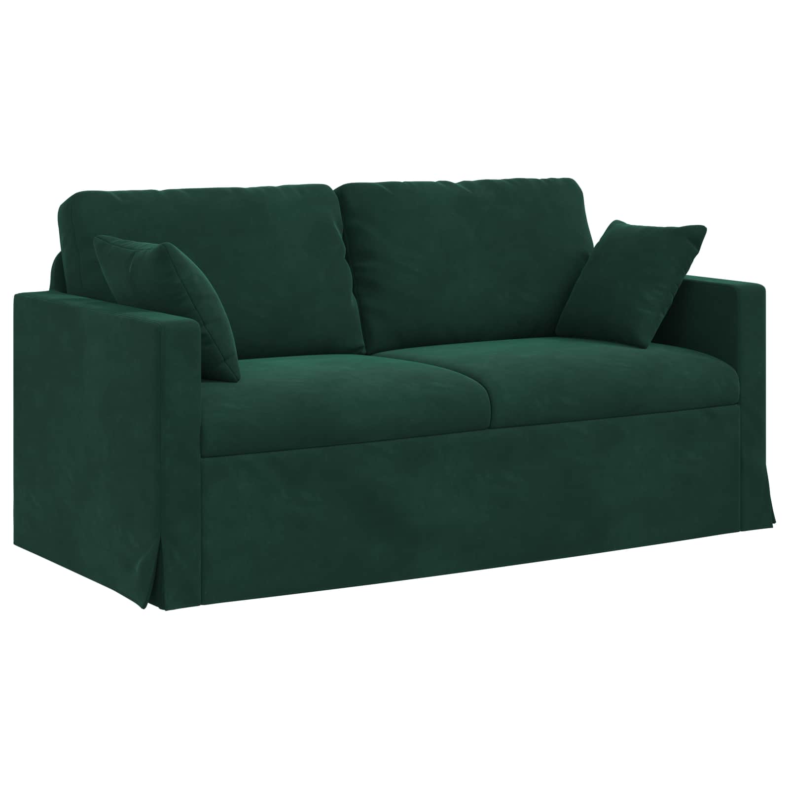 Canapé Vert foncé 158 x 78 x 80 cm Velours - XIOS