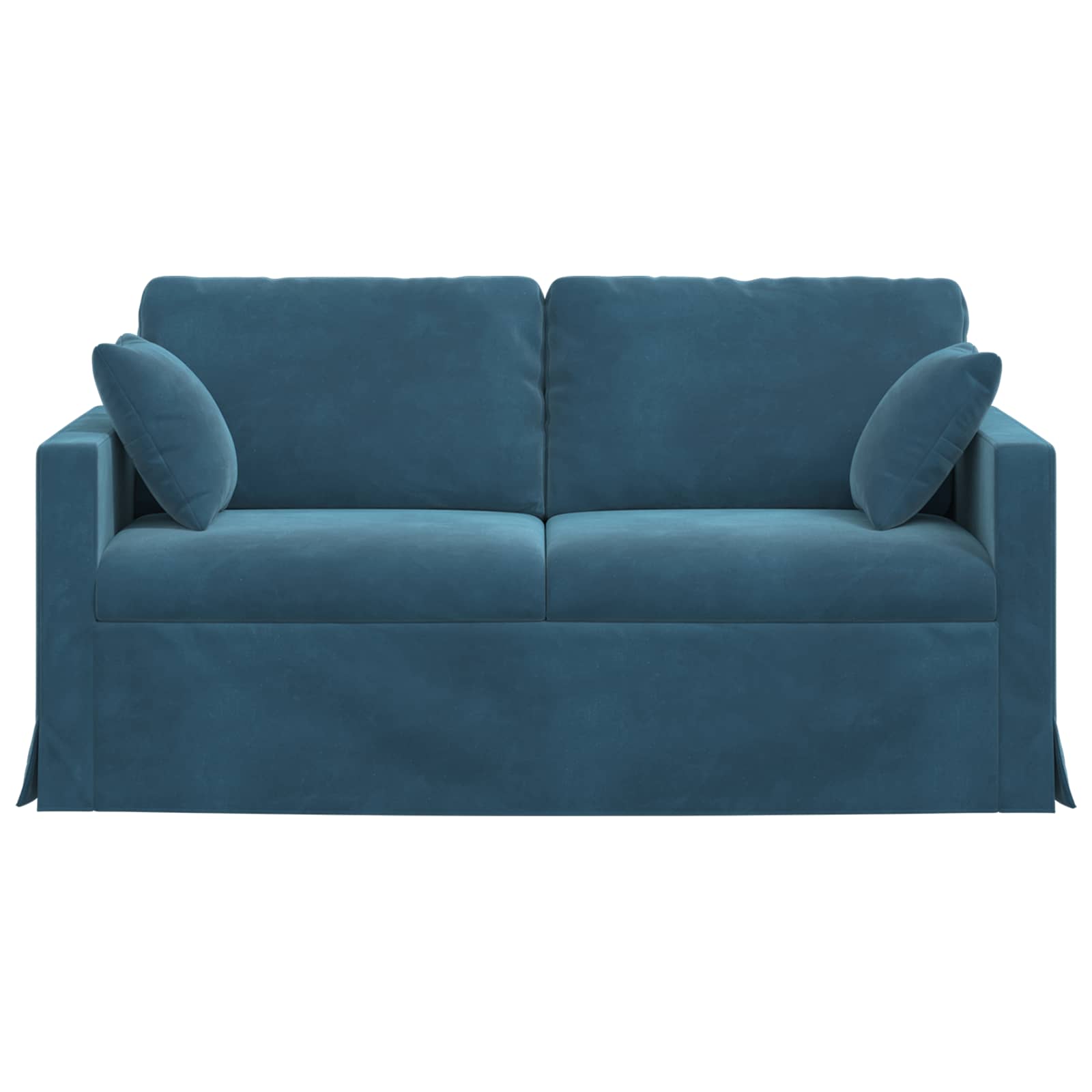 Canapé Bleu 158 x 78 x 80 cm Velours - XIOS