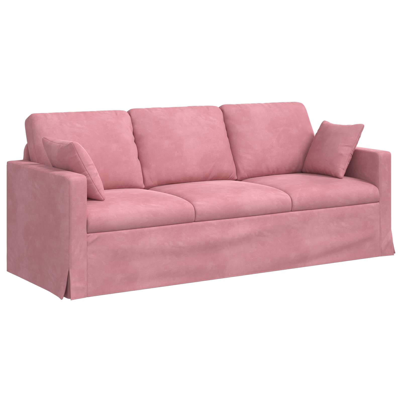 Canapé Rose 198 x 78 x 80 cm Velours - XIOS