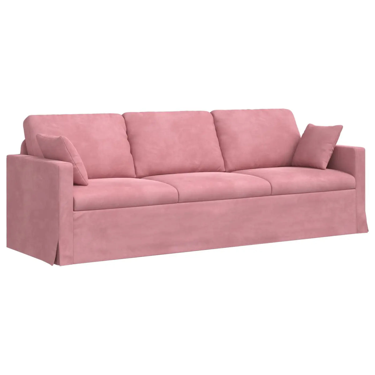 Canapé Rose 228 x 78 x 80 cm Velours - XIOS