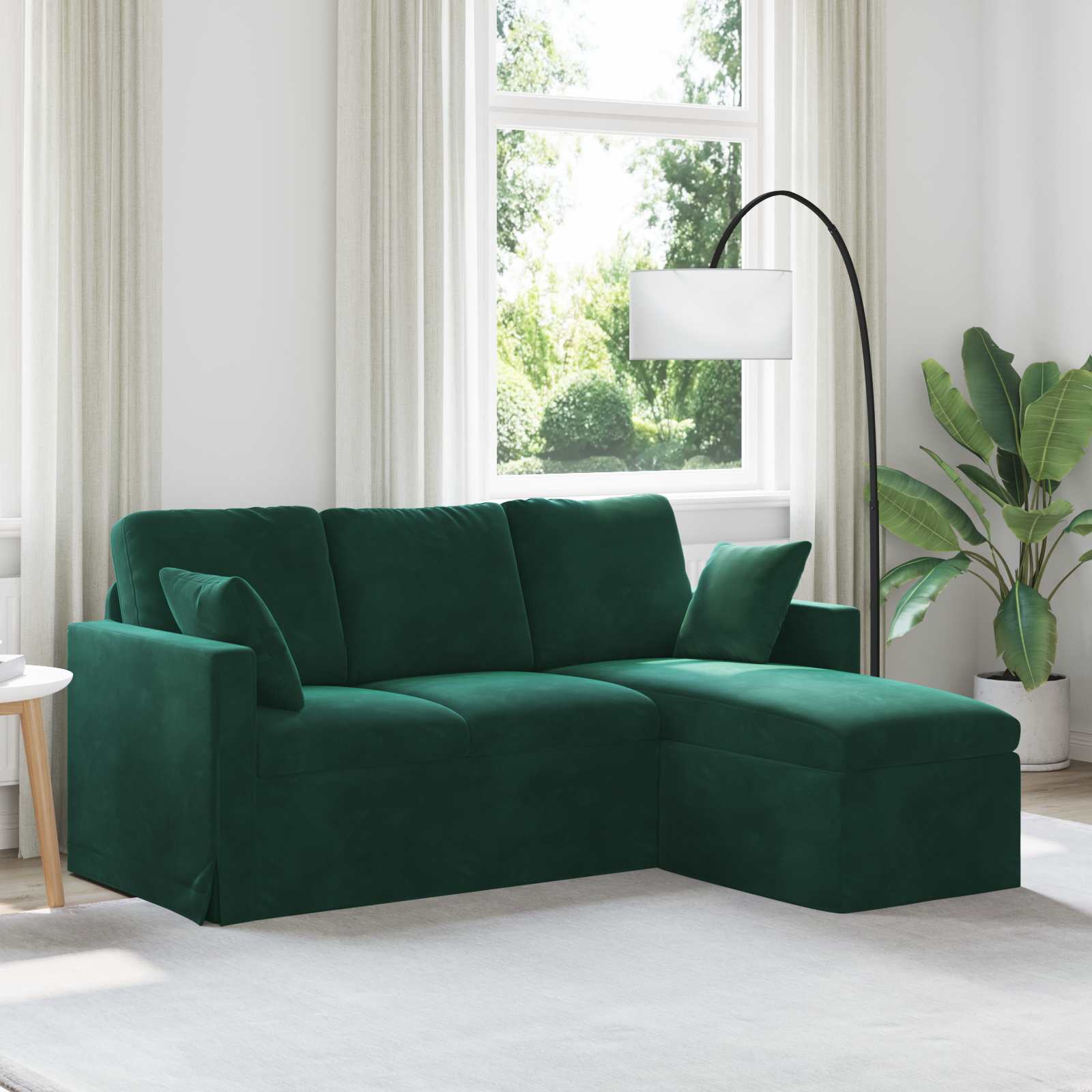 Canapé Vert foncé 178 x 134 x 80 cm Velours