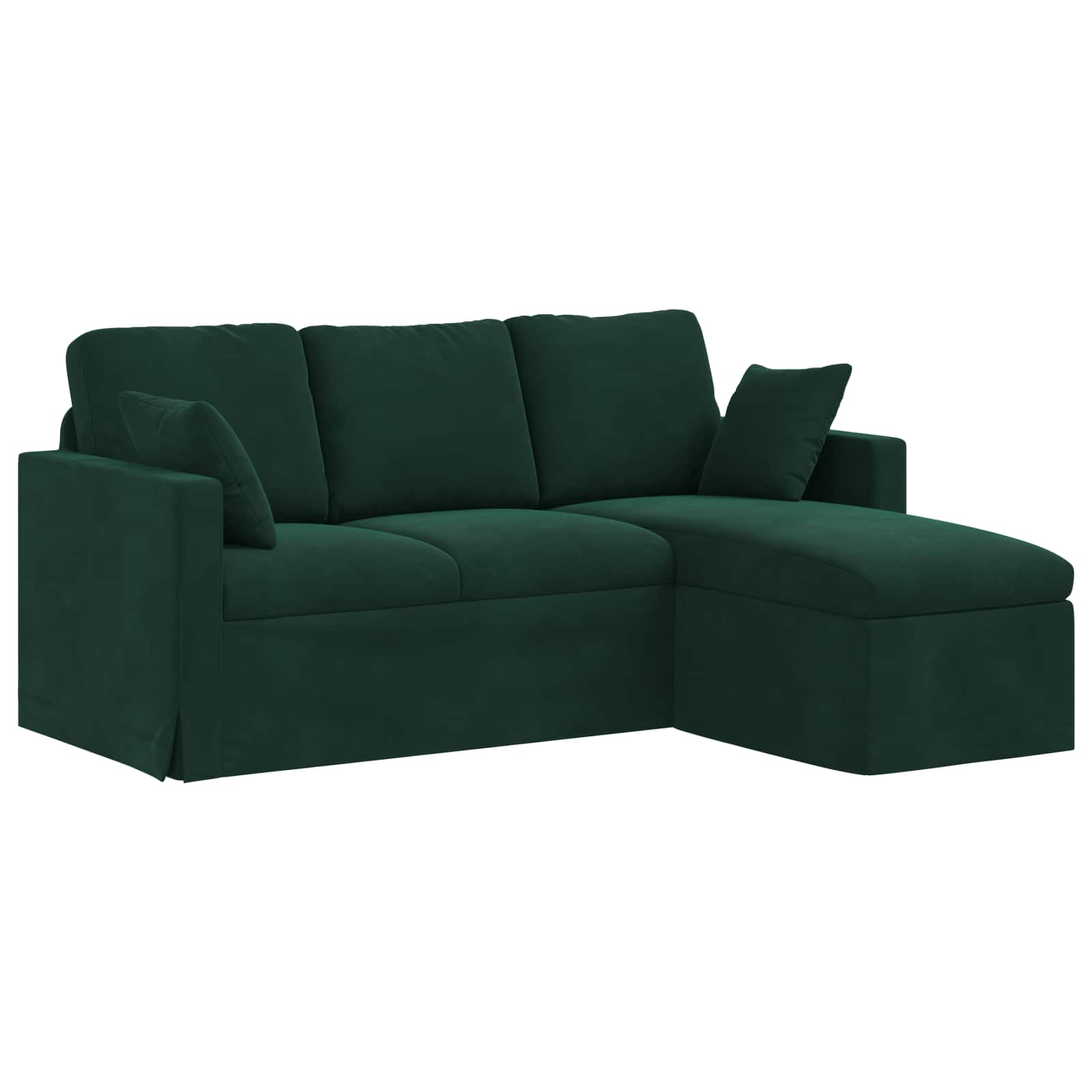 Canapé Vert foncé 178 x 134 x 80 cm Velours