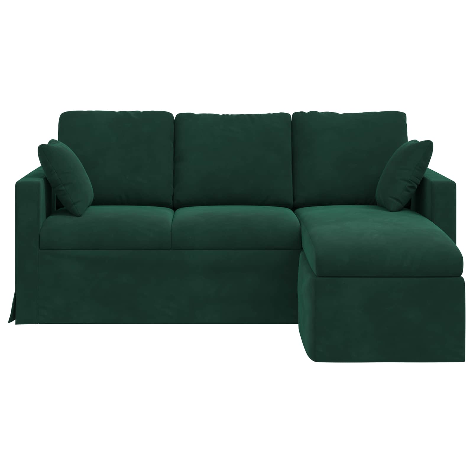 Canapé Vert foncé 178 x 134 x 80 cm Velours