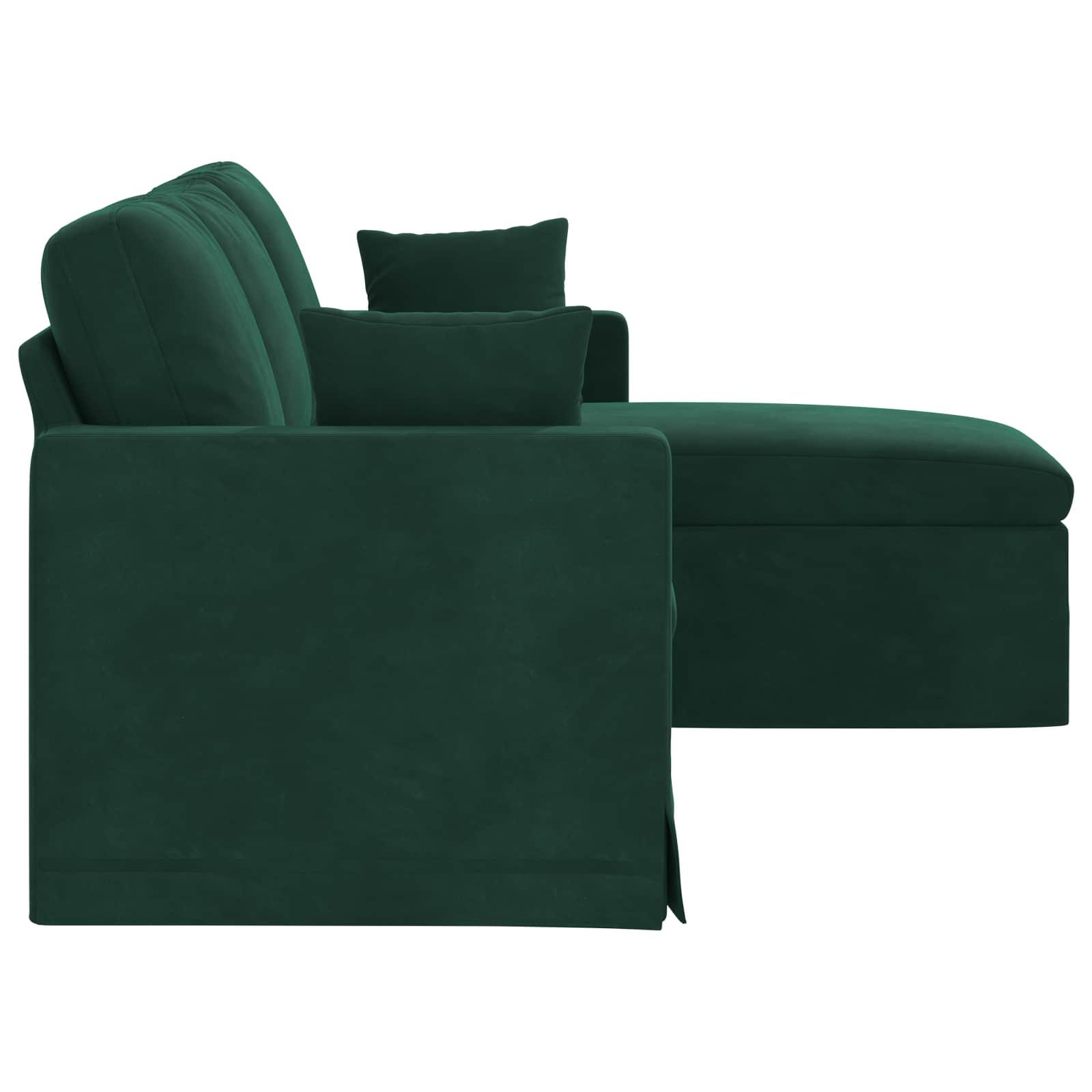 Canapé Vert foncé 178 x 134 x 80 cm Velours