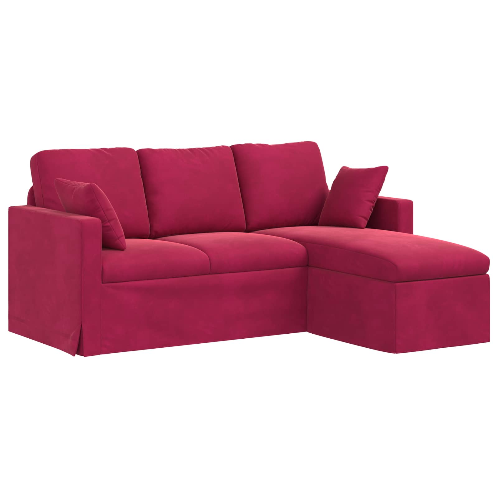 Canapé Bordeaux 178 x 134 x 80 cm Velours