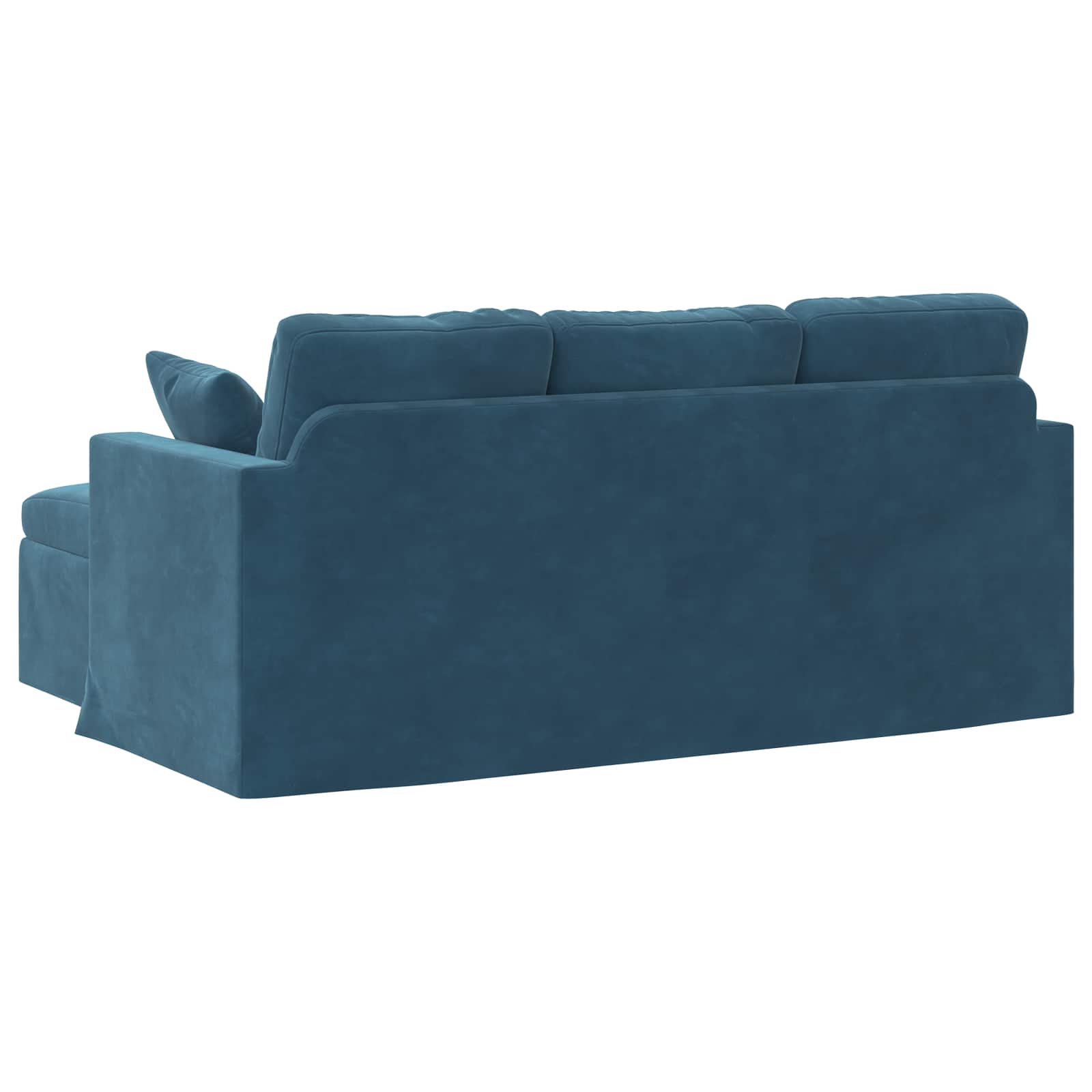Canapé Bleu 178 x 134 x 80 cm Velours