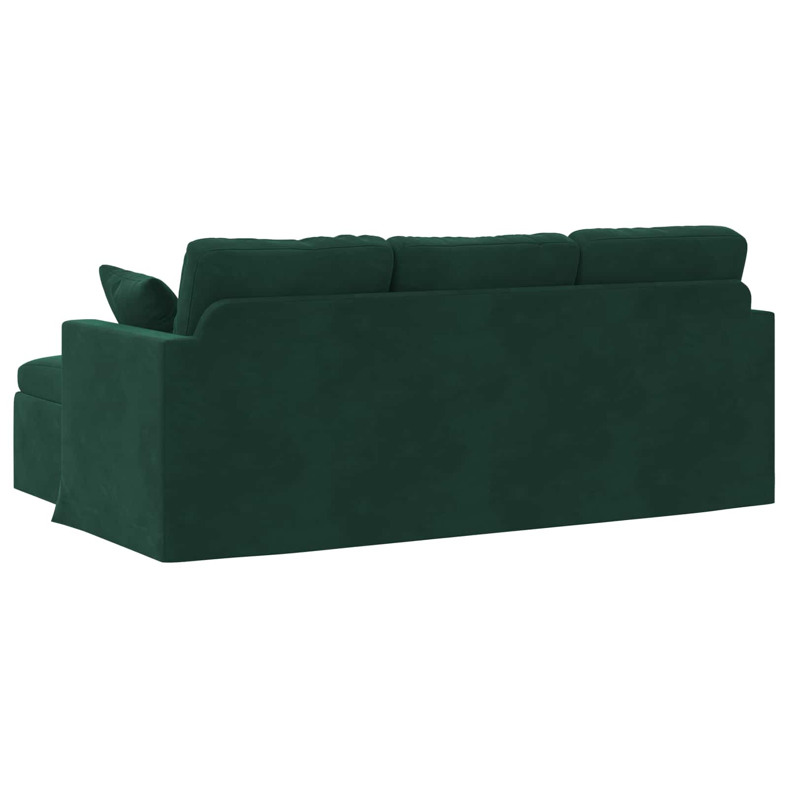 Canapé Vert foncé 198 x 134 x 80 cm Velours - XIOS