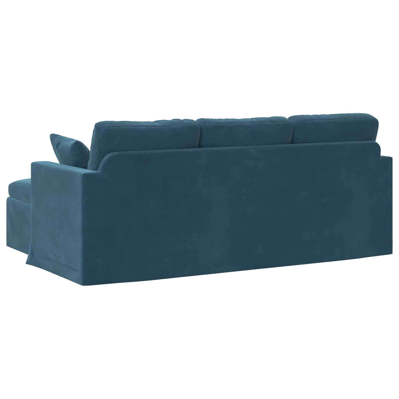 Canapé Bleu 198 x 134 x 80 cm Velours - XIOS