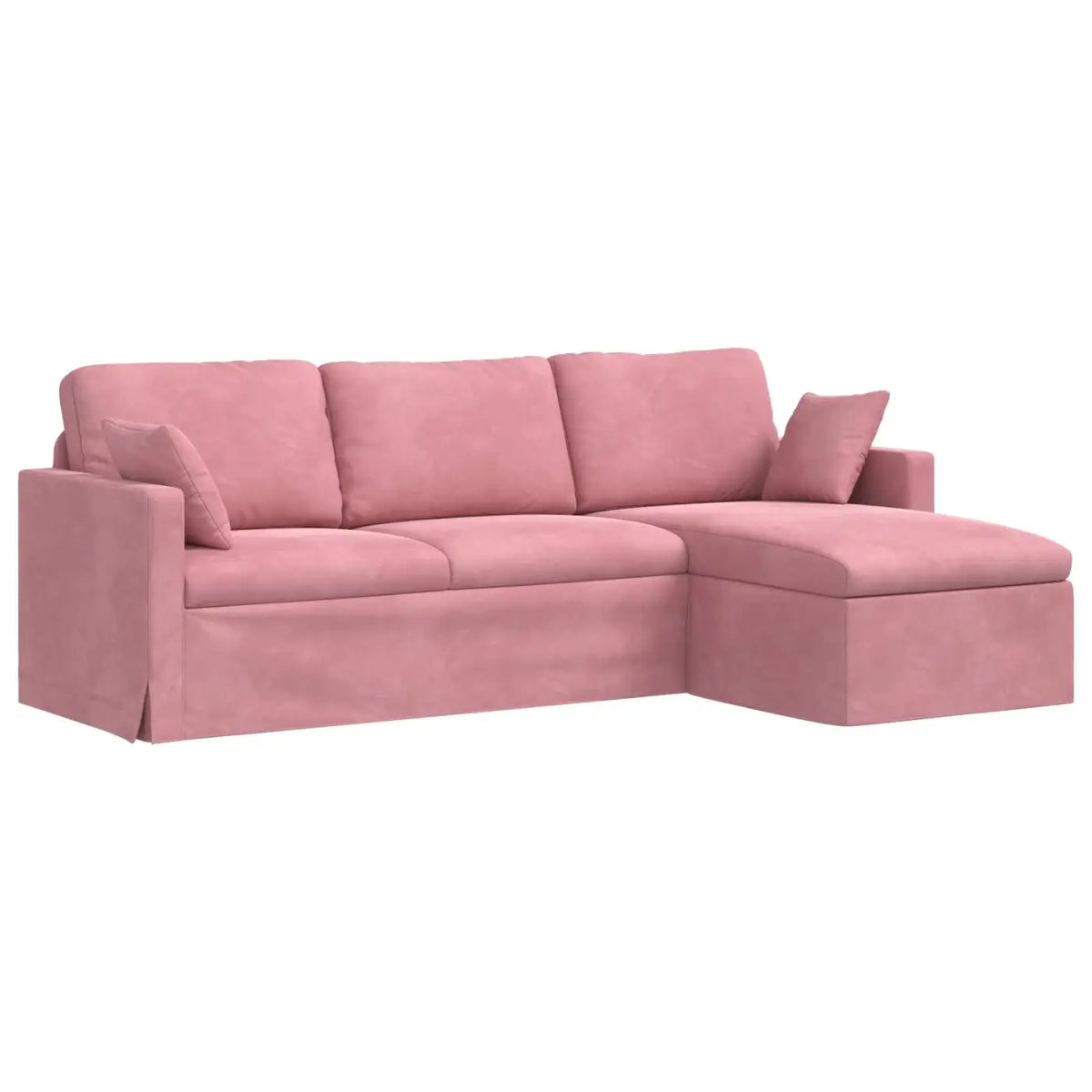 Canapé Rose 228 x 134 x 80 cm Velours - XIOS