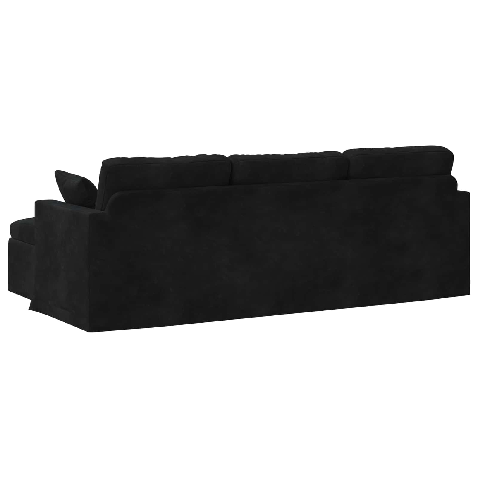 Canapé Noir 228 x 134 x 80 cm Velours