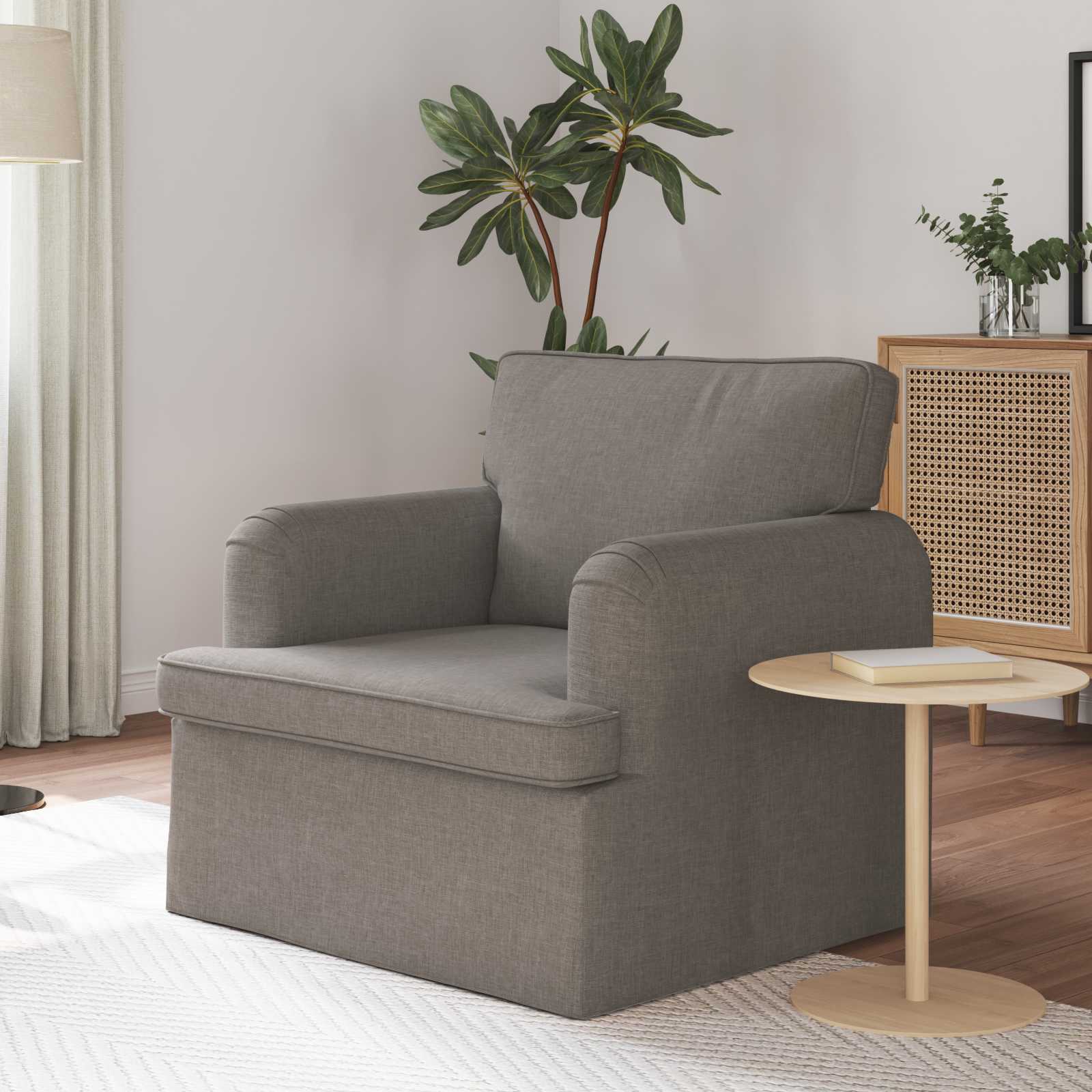 Canapé 60cm Taupe Métал - XIOS