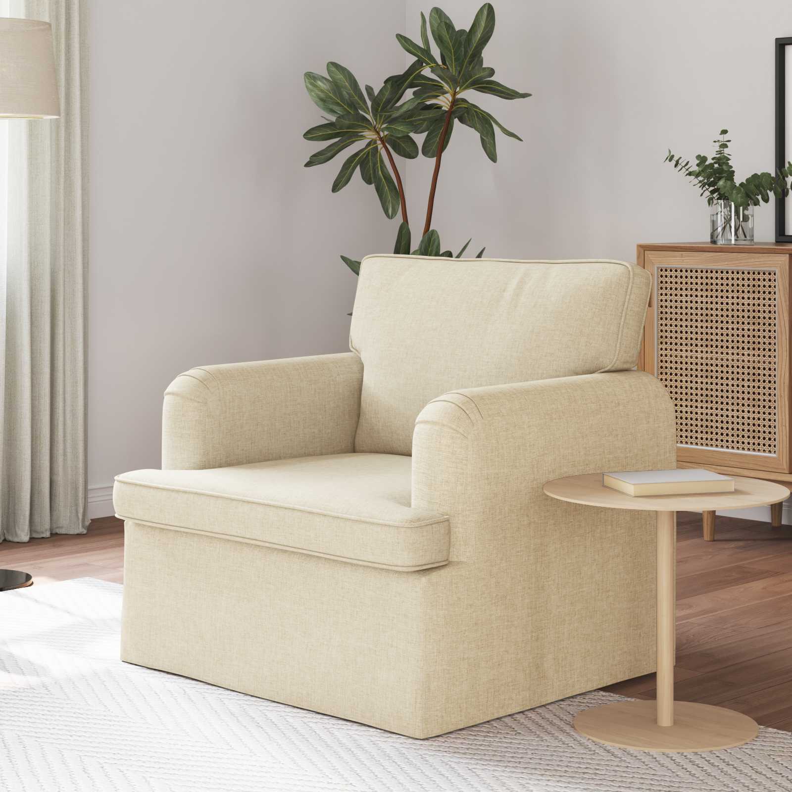 Canapé 60cm Crème Métал - XIOS