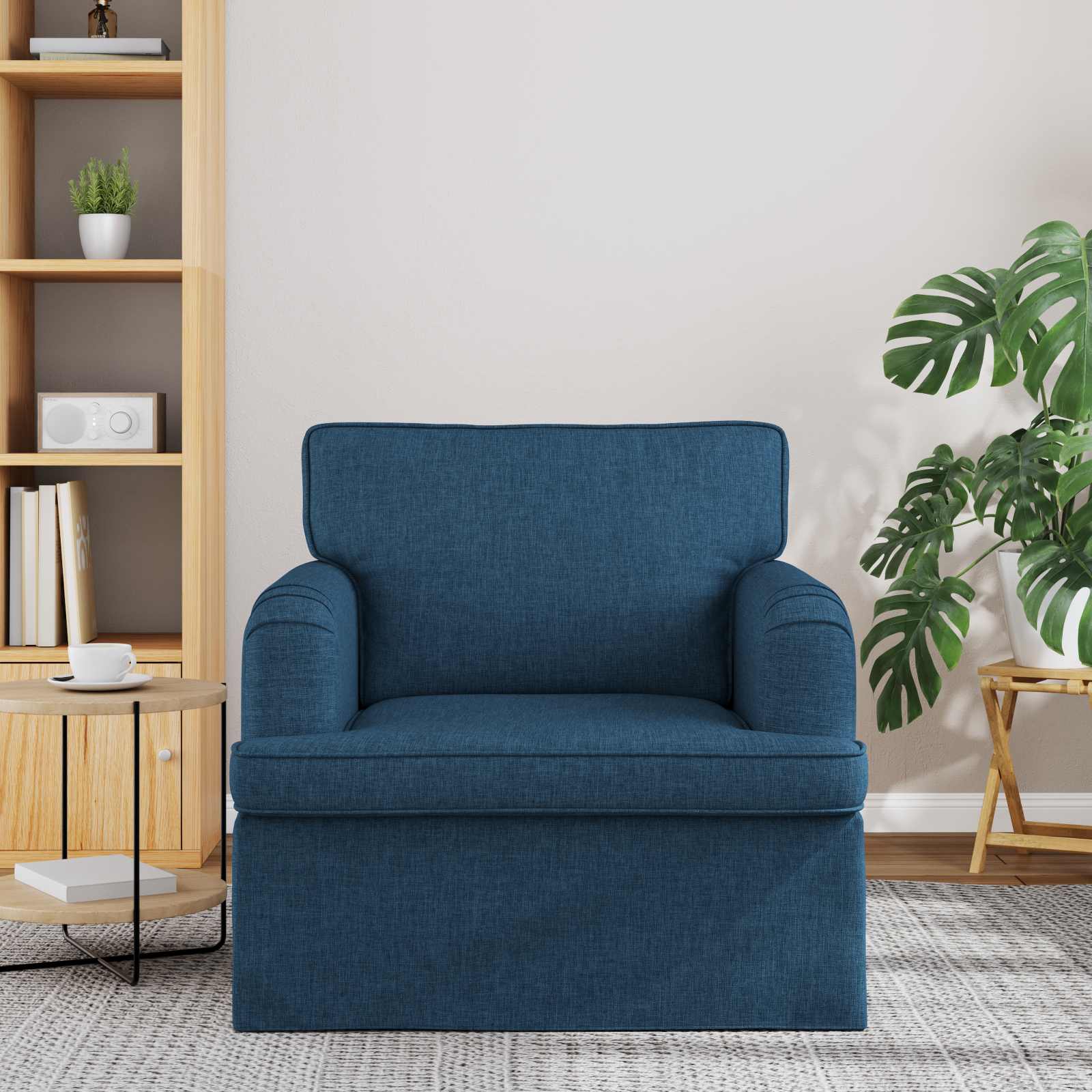 Canapé 60cm Bleu Métал - XIOS