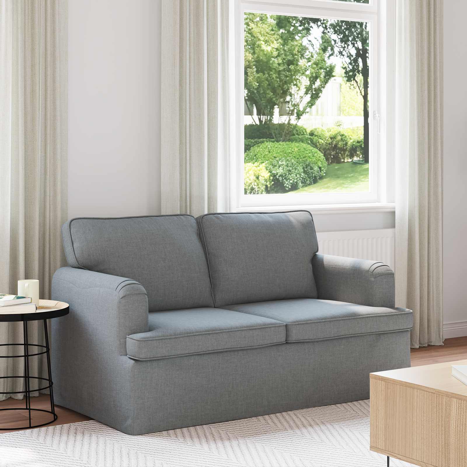 Canapé 120cm Gris clair Métал - XIOS